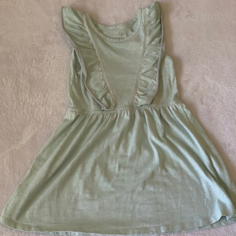 Girls ruffle cotton dress (size 5)